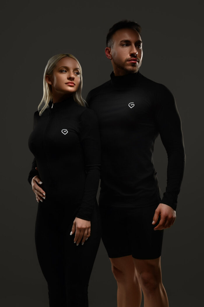 All Day Jumpsuit – Sculpting Fit with Zip-Front & Full-Length Sleeves - Image 3